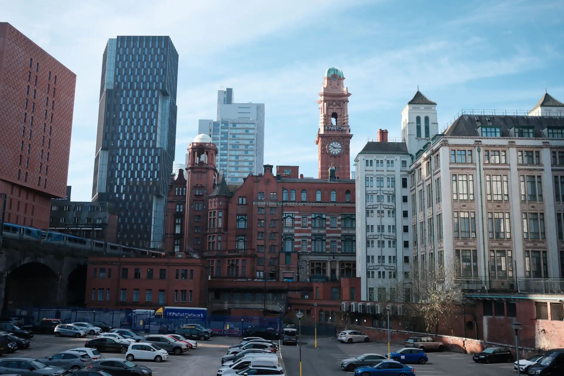 Manchester city center architecture near King Street
